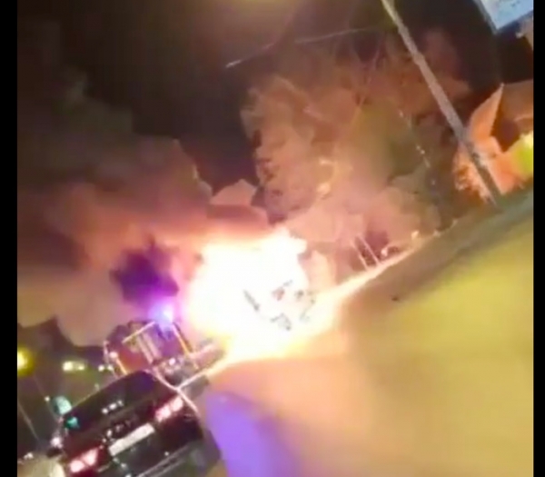 Замглавы администрации Ростова прибыл на место сгоревшего автобуса
