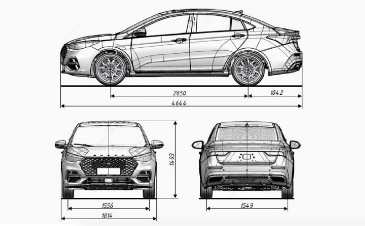 Стали известны технические характеристики нового седана Omoda S5 для России