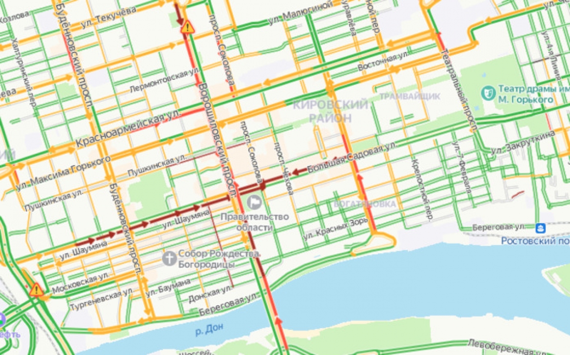 Ростов встал. Карта Ростова-на-Дону со светофорами. Пробки Ростов-на-Дону сейчас Ворошиловский. Карта Ростова-на-Дону Яндекс-карты пробки. Яндекс карта Ростовской области пробки.