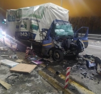 Под Краснодаром в столкновении двух грузовиков погиб водитель «Газели»