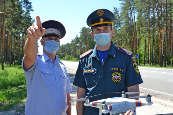 Беспилотники начнут штрафовать водителей Тамбовской области за нарушения ПДД