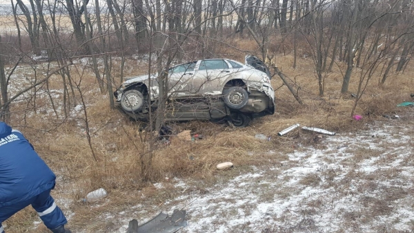 Водитель Lada Granta погиб в ДТП на трассе М-4 «Дон» в Ростовской области