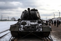 В Твери за 11 млн рублей продают подбитый на войне танк Т-34