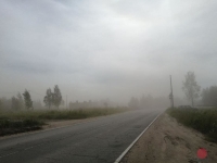 Мощнейшая пыльная буря накрыла Северодвинск и его окрестности