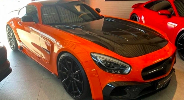 В Москве за 22 млн рублей продают уникальный Mercedes-AMG GT S от Mansory