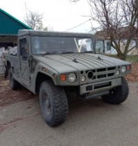 Российские военные захватили на Украине внедорожник Toyota Mega Cruiser с правым рулем