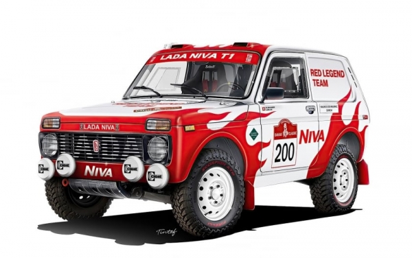 Гонщики из Швейцарии выступят в ралли Dakar-2022 на «Ниве» 1984 года выпуска