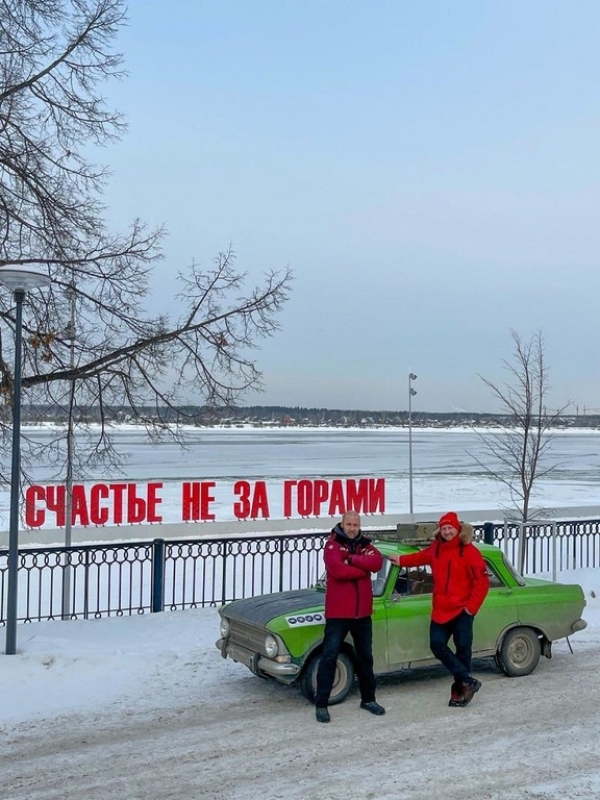 Блогер Алексей Жирухин доехал в Арктику на автомобиле «Москвич» 1981 года выпуска