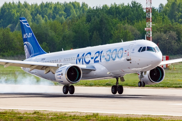 Стоимость российского пассажирского самолета MC-21 составит 3 млрд рублей