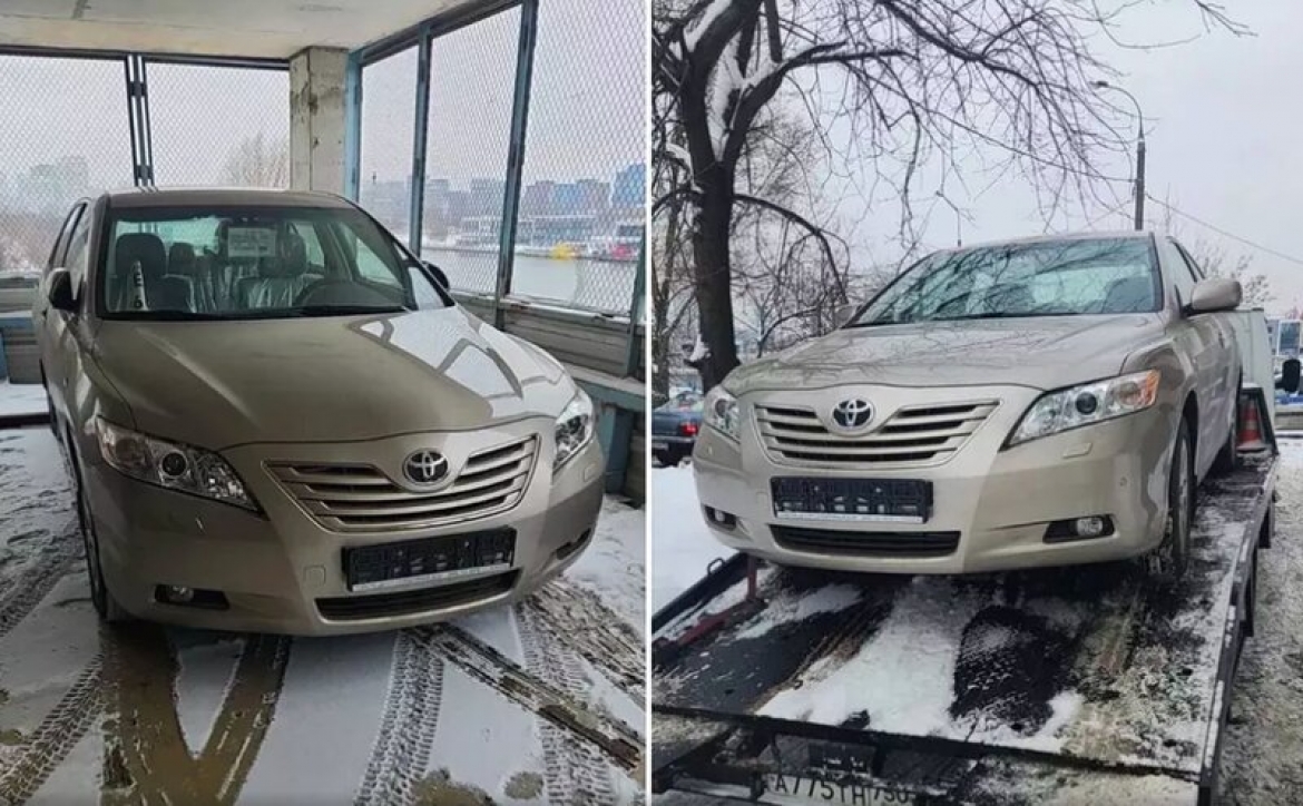 В России нашли в продаже новую Toyota Camry XV без пробега за 3,65 млн  рублей