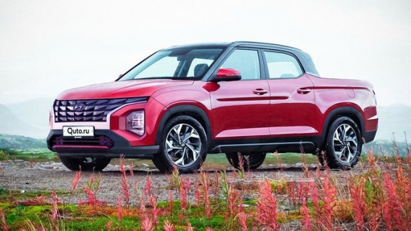 В сети появились первые изображения нового пикапа Hyundai Creta