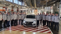 Первая тестовая Lada Vesta NG сошла с конвейера АвтоВАЗа в Тольятти