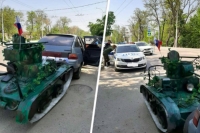 В Таганроге ГИБДД лишила водительских прав мужчину за самодельный танк