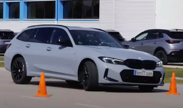 Универсал BMW M340d xDrive Touring провалил «лосиный тест» на скорости 77 км/ч