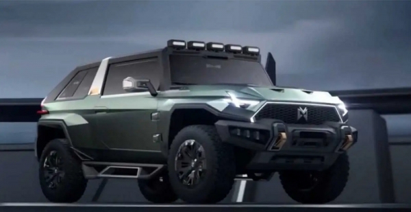 Китайский бренд Dongfeng показа клон Hummer EV мощностью 1000 лошадиных сил