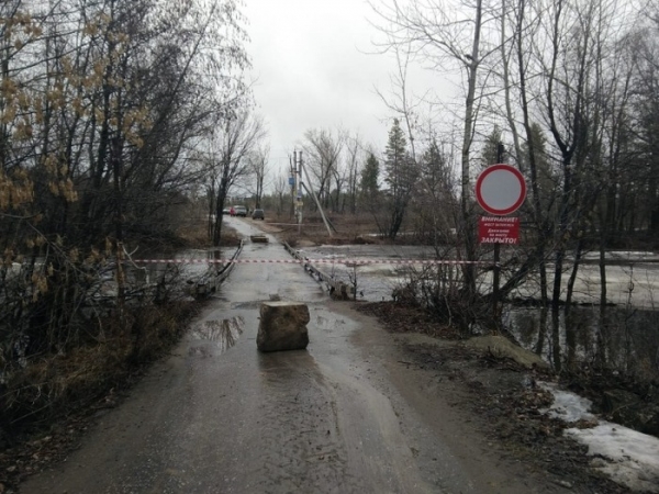Паводки затопили четыре моста в трех районах Самарской области