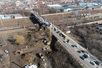 В Ростов ограничили въезд грузовиков из-за закрытого моста на Малиновского
