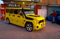В Ираке построили УАЗ «Хантер» с шестью дверями и хромированными колесами