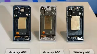 Galaxy A55, A56 и A57